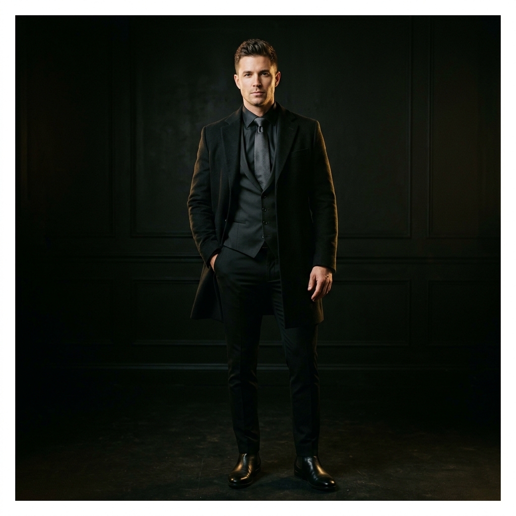 TRILON model wearing luxury collection - Style, Quality, Confidence